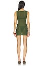 view 3 of 4 The Pandora Mini Dress in Forest Green