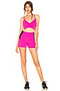 view 4 of 4 Eliza Biker Shorts in Fluo Pink