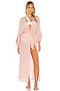 view 2 of 4 The Hallie Maxi Robe in Light Pink