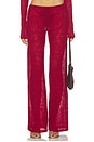 view 1 of 6 PANTALON THE KIMCHI in Wine Red