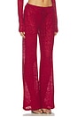 view 2 of 6 PANTALON THE KIMCHI in Wine Red