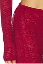 view 6 of 6 PANTALON THE KIMCHI in Wine Red