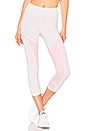 view 1 of 4 Madeline Pant in White & Peach Pink