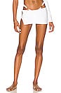view 1 of 4 The Dev Micro Skirt in White
