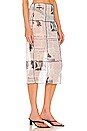 view 2 of 4 The Ziggy Midi Skirt in Newspaper