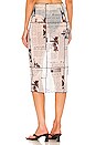 view 3 of 4 The Ziggy Midi Skirt in Newspaper