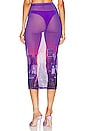view 3 of 4 Purple Haze Maxi Skirt in Purple Cityscape