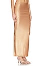 view 2 of 5 The Pacha Maxi Skirt in Bronze