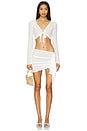 view 5 of 6 The Lenai Knit Skirt in White