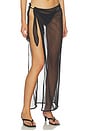 view 2 of 6 The Alejandro Maxi Skirt in Black