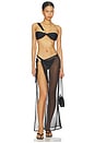 view 5 of 6 The Alejandro Maxi Skirt in Black