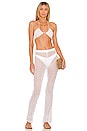 view 4 of 4 The Celeste Crop Top in Ivory
