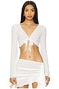 view 1 of 4 The Lenai Knit Top in White