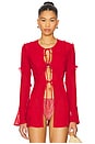 view 1 of 4 The Sana Top in Red