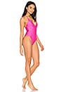 view 2 of 3 The Eva One Piece in Pink Sapphire