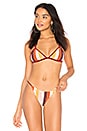 view 1 of 5 The Moffitt Bikini Top in Vintage Stripe