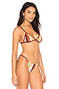 view 3 of 5 The Moffitt Bikini Top in Vintage Stripe