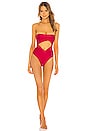 view 1 of 3 The Bianca One Piece in Bright Red