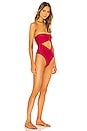 view 2 of 3 The Bianca One Piece in Bright Red