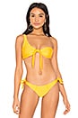 view 1 of 4 The Iman Bikini Top in Golden