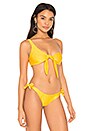 view 2 of 4 The Iman Bikini Top in Golden