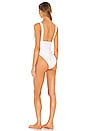 view 3 of 3 The Stacie One Piece in White
