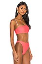 view 3 of 6 TOP BIKINI TATIANA in Hot Coral
