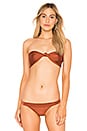 view 1 of 5 The Taylor Bikini Top in Rust