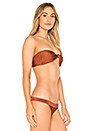 view 3 of 5 The Taylor Bikini Top in Rust