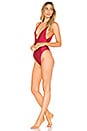 view 2 of 3 The Ingrid One Piece in Crimson