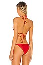view 3 of 4 Petal Top in Electric Red