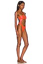 view 2 of 3 The Astrid One Piece in Orange Swirl