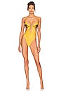 view 1 of 3 The Edwina One Piece in Chartreuse & Olive