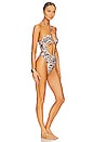view 2 of 3 the Bree One Piece in Nude Vintage Leopard