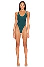 view 1 of 3 The Ero One Piece in Forest Green