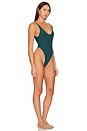 view 2 of 3 The Ero One Piece in Forest Green
