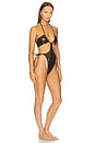 view 3 of 4 The Chloe One Piece in Brown