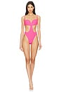 view 2 of 4 The Nobu One Piece in Hot Pink