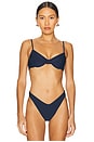 view 1 of 4 THE LENORA トップ in Navy Blue