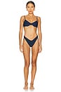 view 4 of 4 The Lara Bottom in Navy Blue