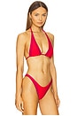 view 2 of 4 The Kaimo Top in Berry Red & Vermilion