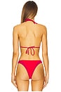 view 3 of 4 The Kaimo Top in Berry Red & Vermilion