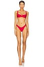 view 4 of 4 The Manuka Top in Red