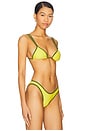 view 2 of 4 The Rielle Top in Yellow & Olive Green