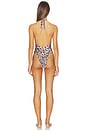 view 3 of 3 The Velza One Piece in Brown Cheetah