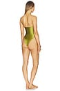 view 3 of 3 The Paloma One Piece in Olive Green