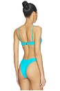 view 3 of 4 The Lenora Top in Aqua Blue
