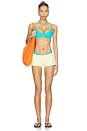 view 4 of 4 The Lenora Top in Aqua Blue