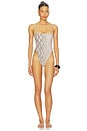view 2 of 5 MAILLOT DE BAIN 1 PIÈCE THE SABINE in Sand Snake