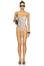 view 5 of 5 MAILLOT DE BAIN 1 PIÈCE THE SABINE in Sand Snake